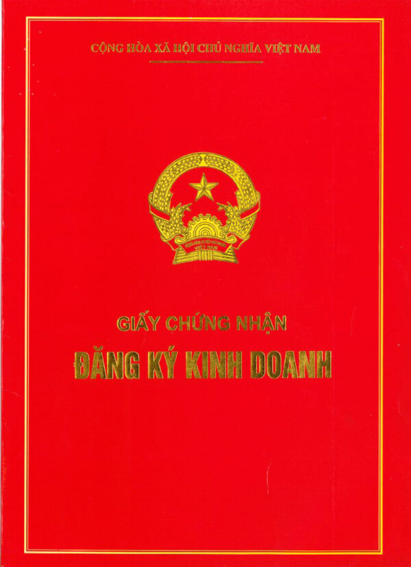 giấy chứng nhận đăng ký kinh doanh