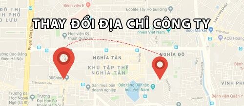 thay đổi địa chỉ công ty